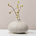 Elegant Wabi-Sabi Ceramic Vase – Timeless Sculptural Home Décor