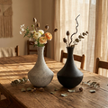 Rustic Wabi-Sabi Metal Vase – Raw, Artistic & Timeless Home Décor