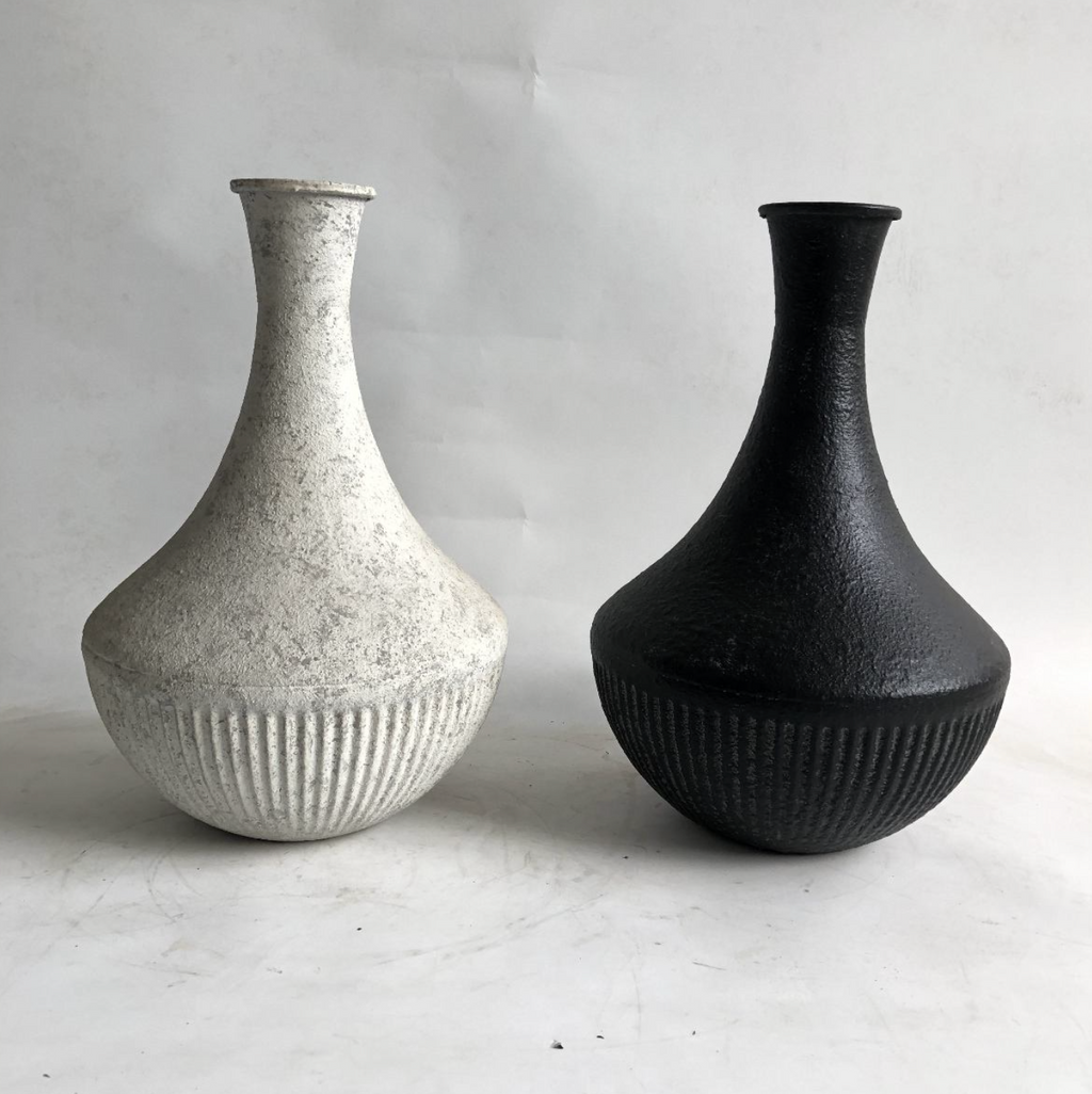 Rustic Wabi-Sabi Metal Vase – Raw, Artistic & Timeless Home Décor