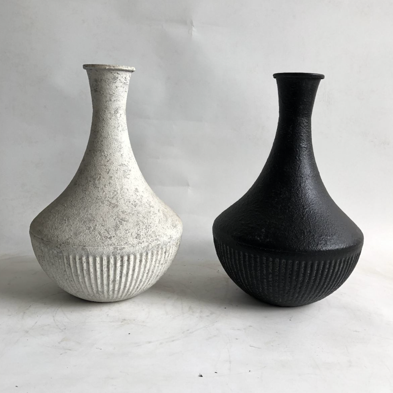 Rustic Wabi-Sabi Metal Vase – Raw, Artistic & Timeless Home Décor