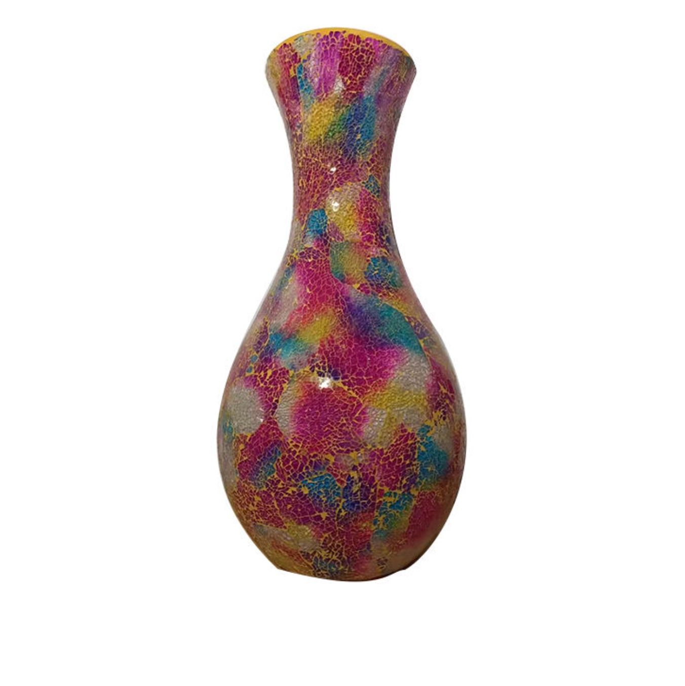 Luxury Mosaic Decorative Vase – European-Inspired Artistic Home Accent